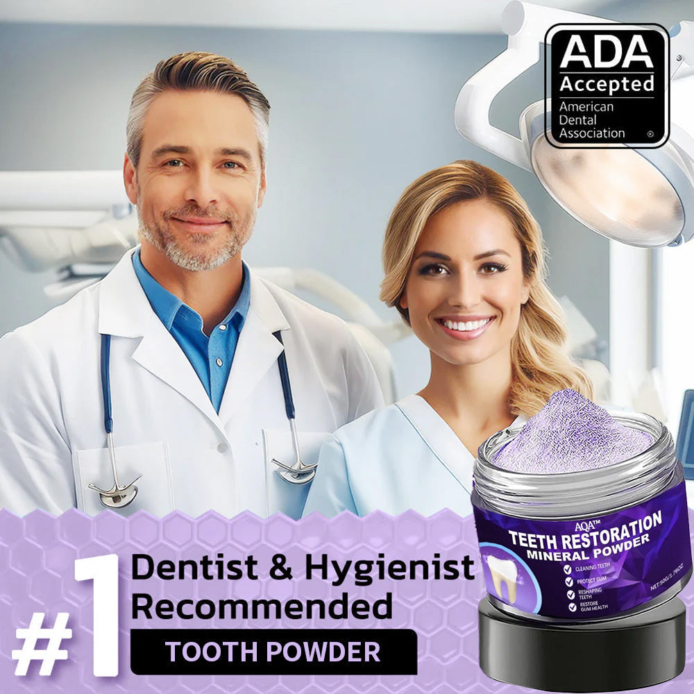 💎AQA™ Teeth Restoration Mineral Powder🦷(ADA recommended) (🎁Flash Sale - Don’t Miss Out)