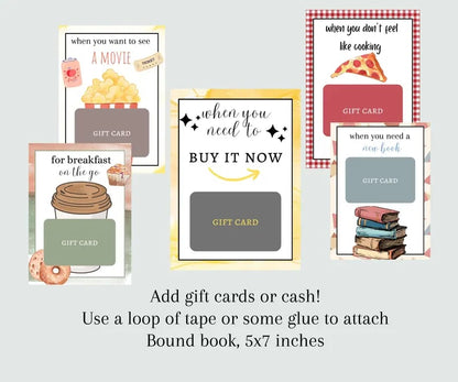 🎄📚Christmas Gift Card Book - 🎁Surprises On Every Page📚Hardcover & Durability Line(♻️Free PDF Included!)
