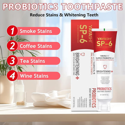 Super Probiotic-6 Toothpaste with 6 Probiotics oalance Oral microbiota strength
